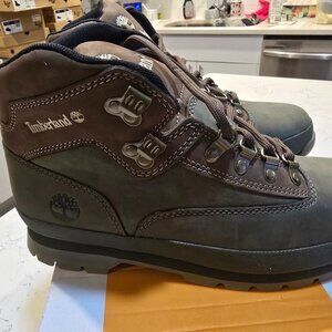 [TB0A5ZHHA58] MENS TIMBERLAND EURO HIKER MID 'DARK GREEN' SIZE 9 NEW